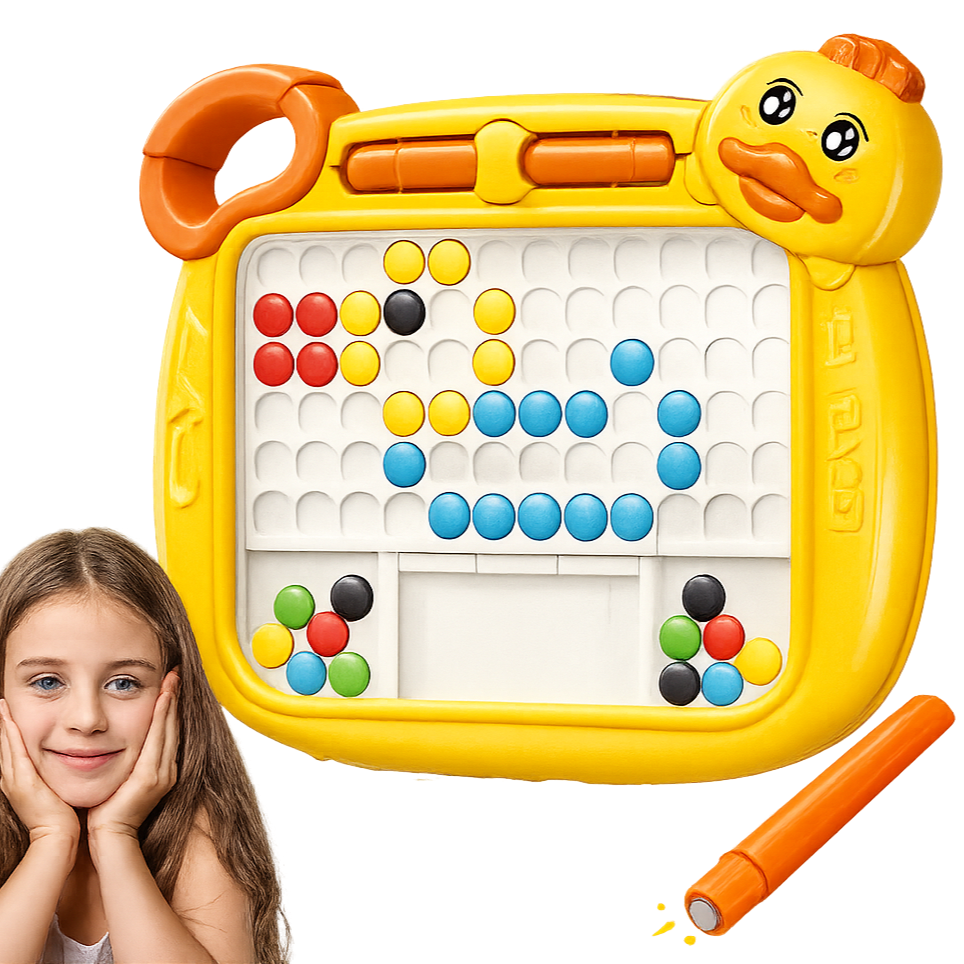 Magnetic Dot Board for Kids, Magnetic Drawing Board, Magnetic Learning Board for Toddler Kids