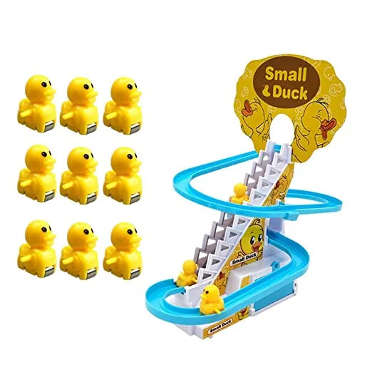 Cute Musical Duck Track Toy Battery Operated With Ducks For Kids and Toddlers